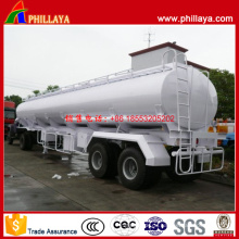 35 Cbm 2 Achsen Kohlenstoffstahl Fuel Tanker Semi Trailer